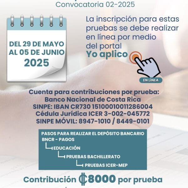 INSCRIPCIÓN DE PRUEBAS