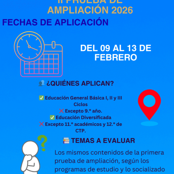 II PRUEBA DE AMPLIACIÓN 2026