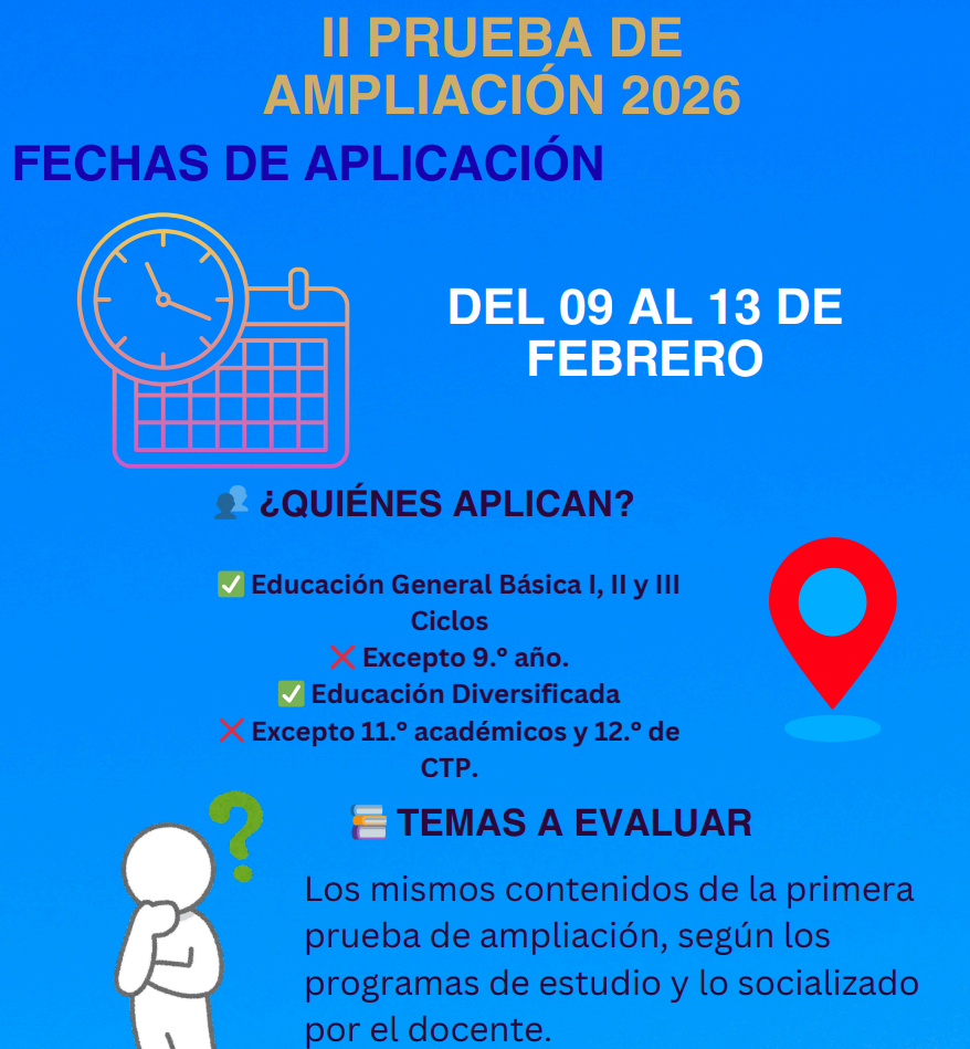 II PRUEBA DE AMPLIACIÓN 2026